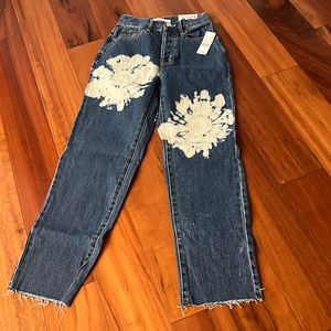 PacSun High Rise Straight Tie Dye Jeans NEW size 23